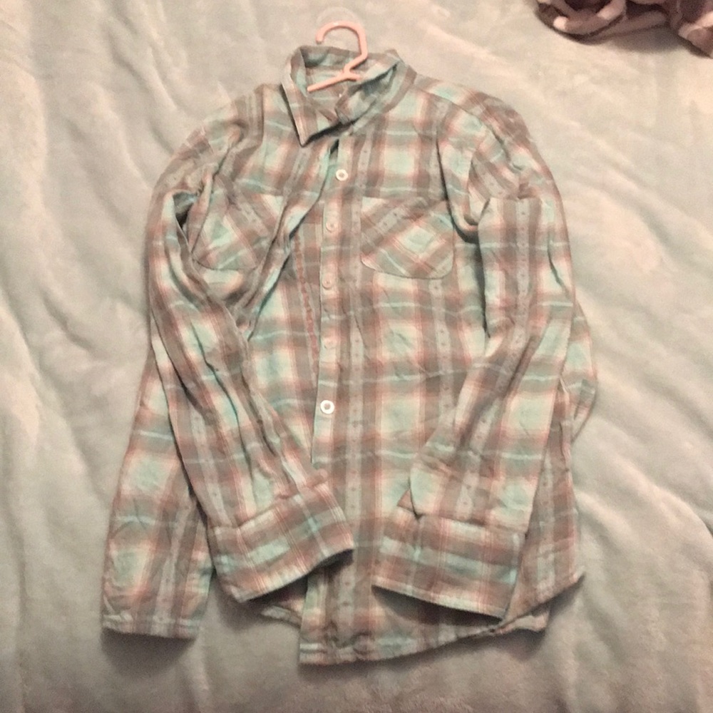 A blue shirt